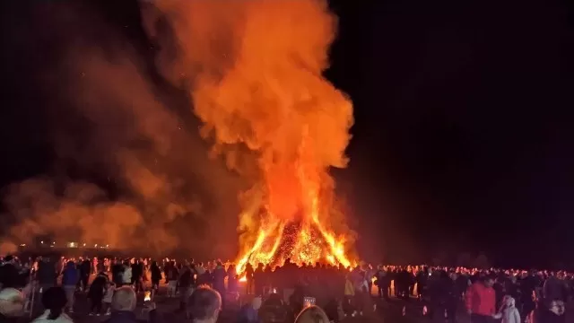 Огнен спектакъл на Сирни заговезни в Сандрово